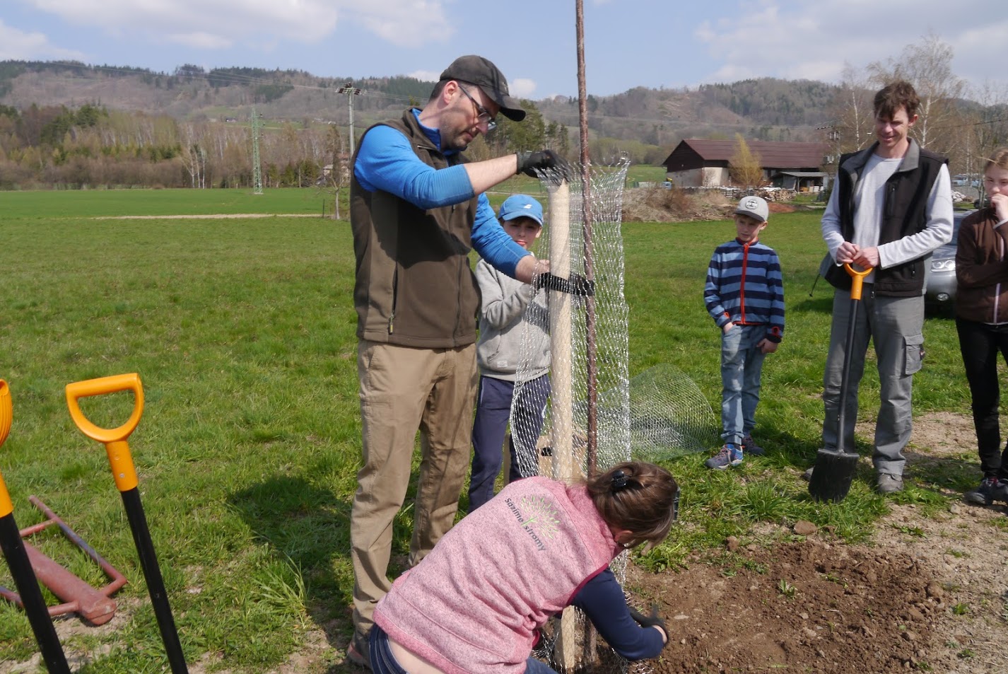 Our Contribution to a Healthier World — In the beginning, the mayor and local citizens helped us as well, and children from the Volavec…