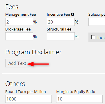 Update disclaimer — Update Program Disclaimer
