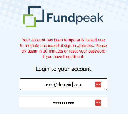 TopSheets Account Lockout Image