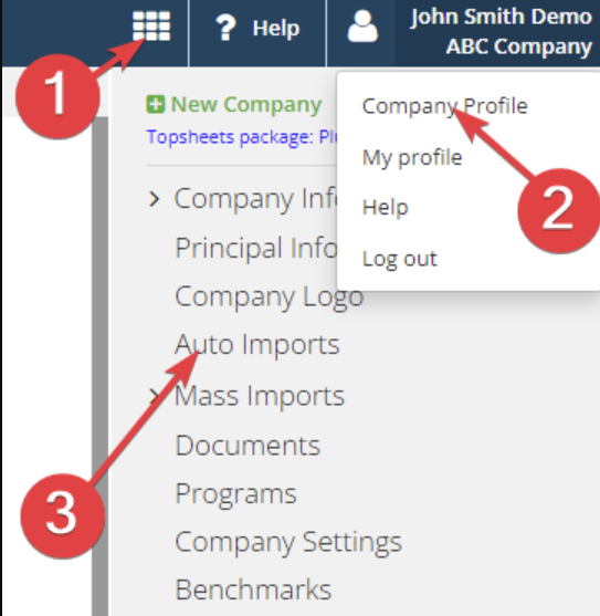 Set Auto-import — Import History