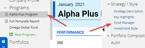 Show a manager photo in reports — To upload Program manager’s photo