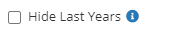 Yearly Returns — Hide Last Years