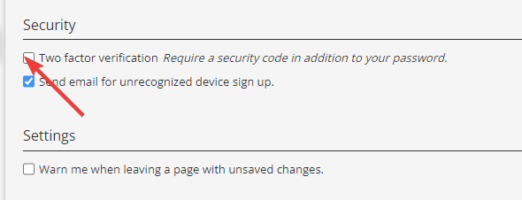 Two-factor authentication (2FA) — Add TopSheets to Google Authenticator