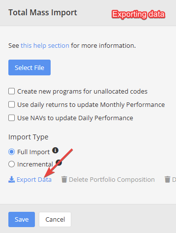 Total Mass Import — Importing ZIP file