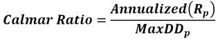 Calmar Ratio Formula Calmar Ratio Formula
