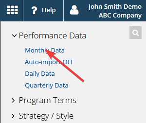Highlight estimates in performance table — Please see screenshots below for more information.
