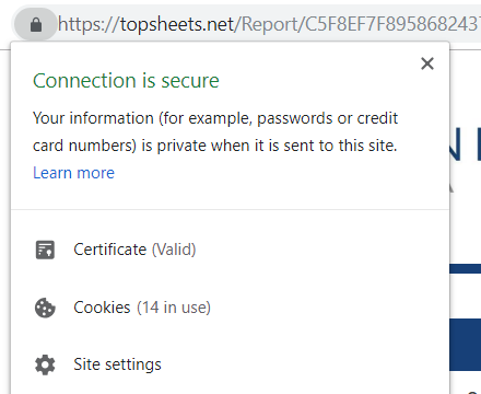 Secure connection image