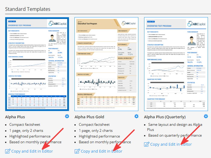 Image - Choose factsheet template